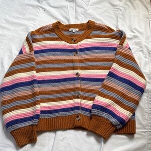 Madewell Multicolor Striped Cardigan
